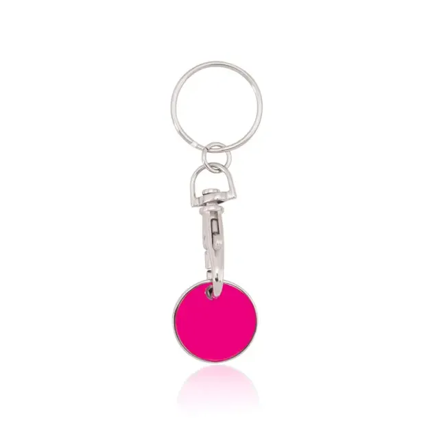 Schlüsselanhänger EK-Chip Euromarket - rosa