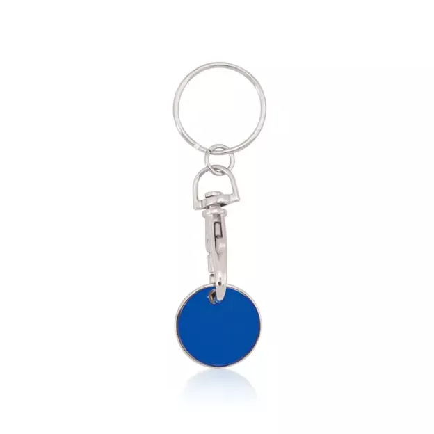 Shopping trolley coin keyring Euromarket