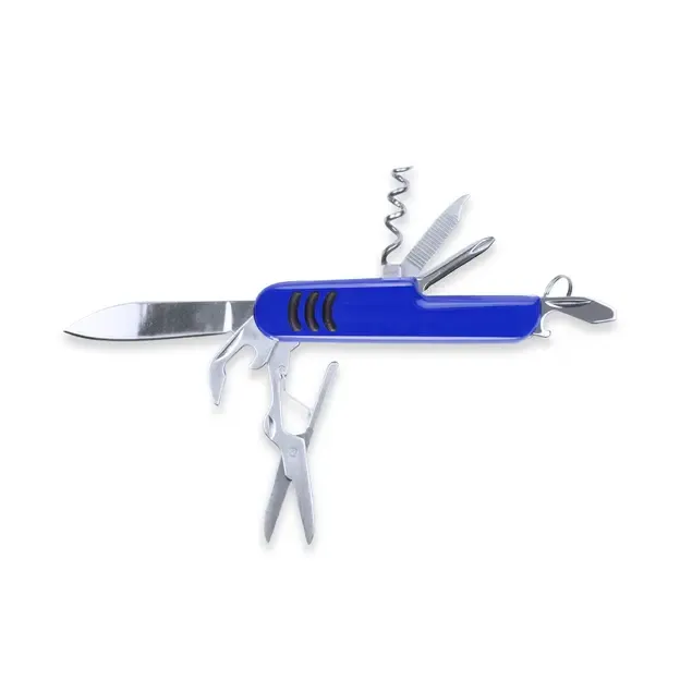 Multifunktionstaschenmesser Shakon - blau, Farbe: blau personalisierte Geschenke 