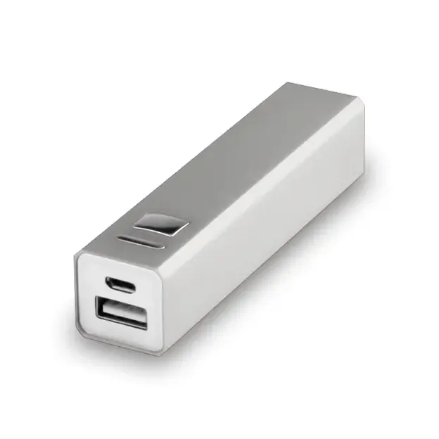 Power Bank Thazer - silber, Farbe: silber personalisierte Geschenke 
