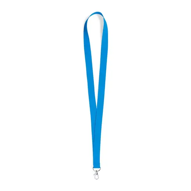 Schlüsselband Neck - hellblau, Farbe: hellblau personalisierte Geschenke 