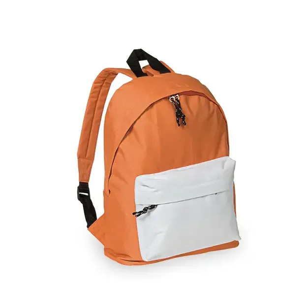 Rucksack Discovery - orange - weiß, Farbe: orange - weiß personalisierte Geschenke 