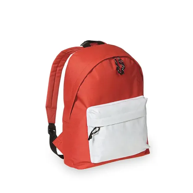 Rucksack Discovery - rot - weiß, Farbe: rot - weiß personalisierte Geschenke 