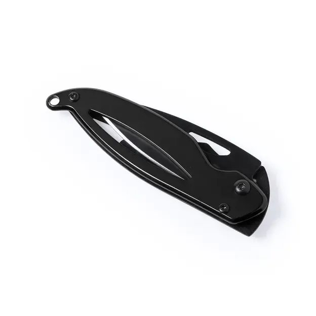 Taschenmesser Thiam - schwarz, Farbe: schwarz personalisierte Geschenke 