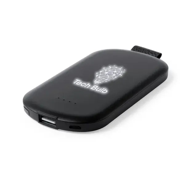 Power Bank Simmon - schwarz, Farbe: schwarz personalisierte Geschenke 