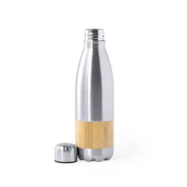 Trinkflasche Guiver - silber, Farbe: silber personalisierte Geschenke 