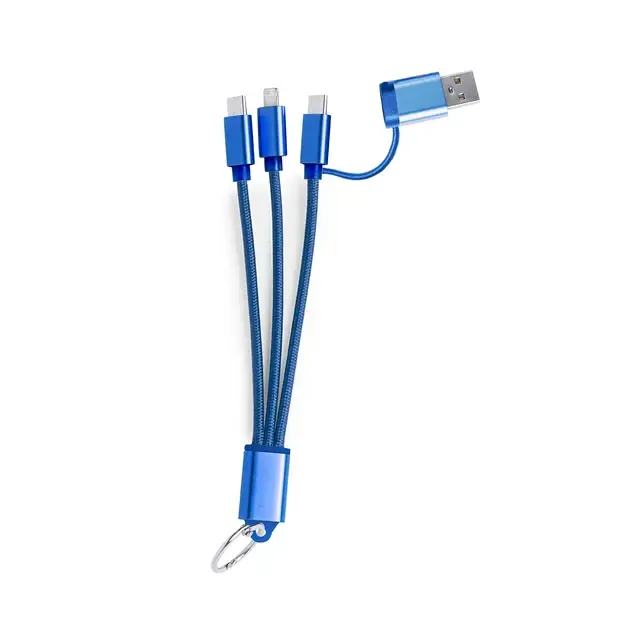 Ladegerätkabel Frecles - blau, Farbe: blau personalisierte Geschenke 