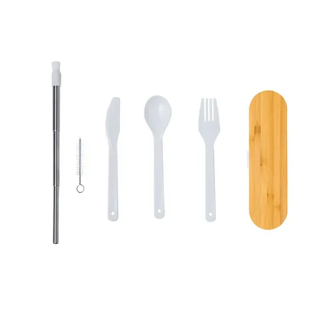 Besteckset Milner - weiß, Farbe: weiß personalisierte Geschenke 