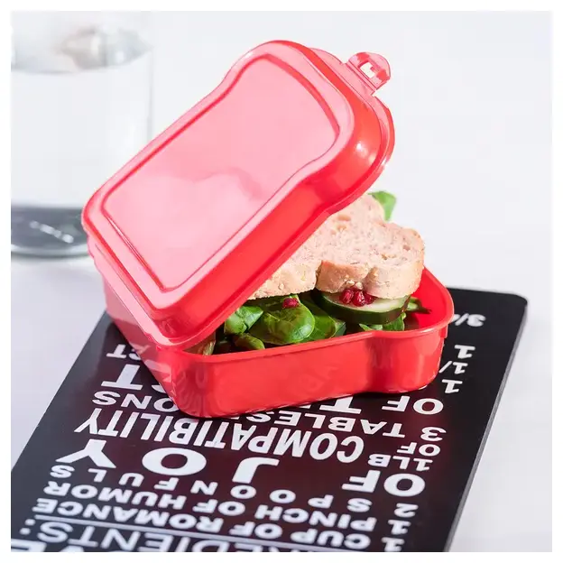 Sandwich Lunch Box Noix - weiß, Farbe: weiß personalisierte Geschenke , 9 image