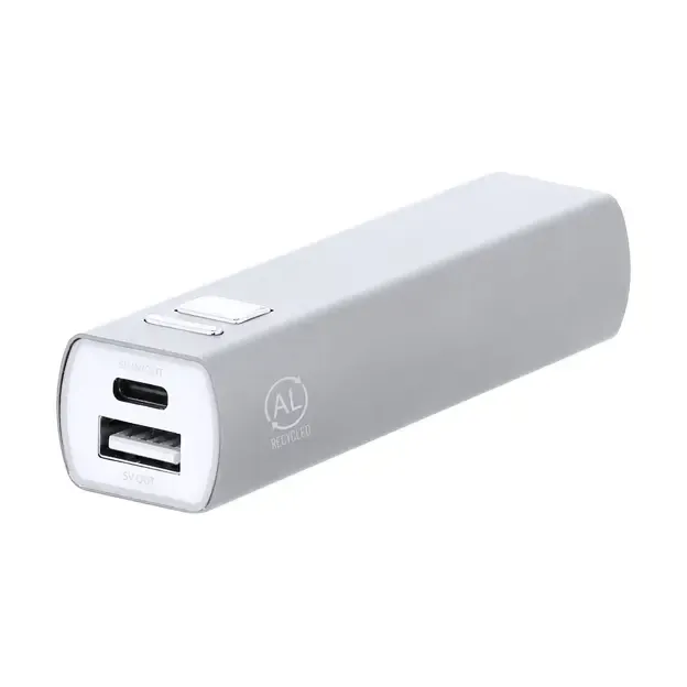 Power Bank Serdinam - silber, Farbe: silber personalisierte Geschenke 