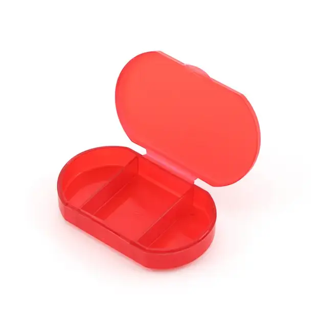 Pillendose Trizone - rot, Farbe: rot personalisierte Geschenke , 16 image