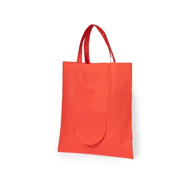Faltbare Tasche Konsum - rot, Farbe: rot personalisierte Geschenke , 4 image