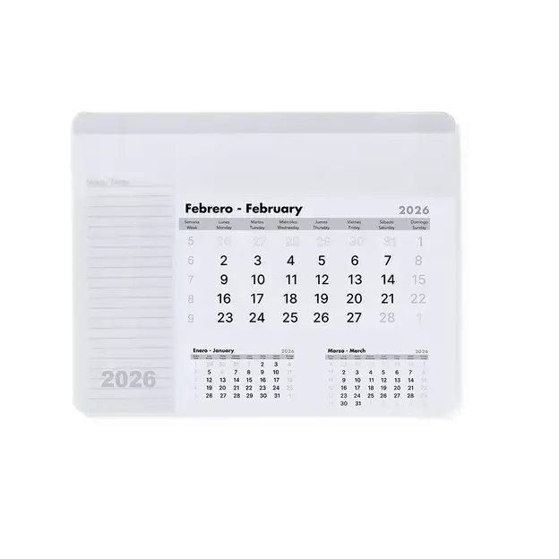 Mauspad Kalender Rendux
