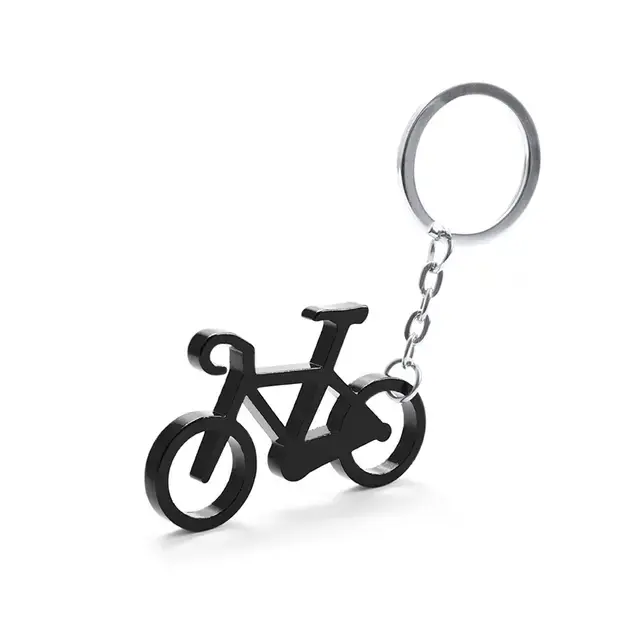 Schlüsselanhänger Ciclex - schwarz, Farbe: schwarz personalisierte Geschenke , 4 image