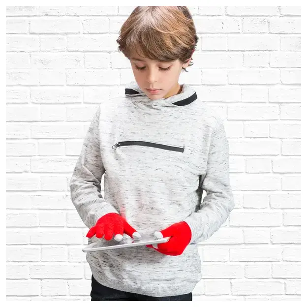 Touchpad Handschuhe Pigun - rot, Farbe: rot personalisierte Geschenke , 4 image