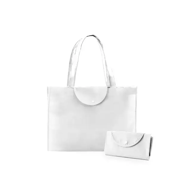Faltbare Tasche Austen - weiß, Farbe: weiß personalisierte Geschenke , 3 image