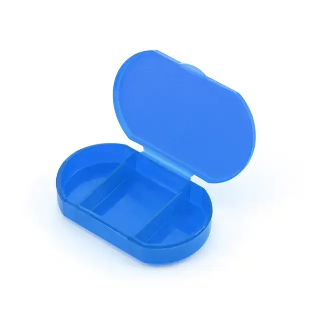 Pillendose Trizone - blau