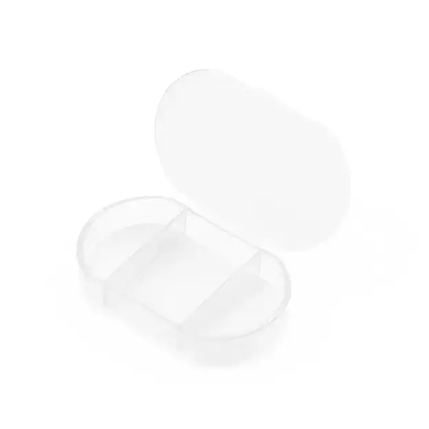 Pillendose Trizone - transparent, Farbe: transparent personalisierte Geschenke , 6 image