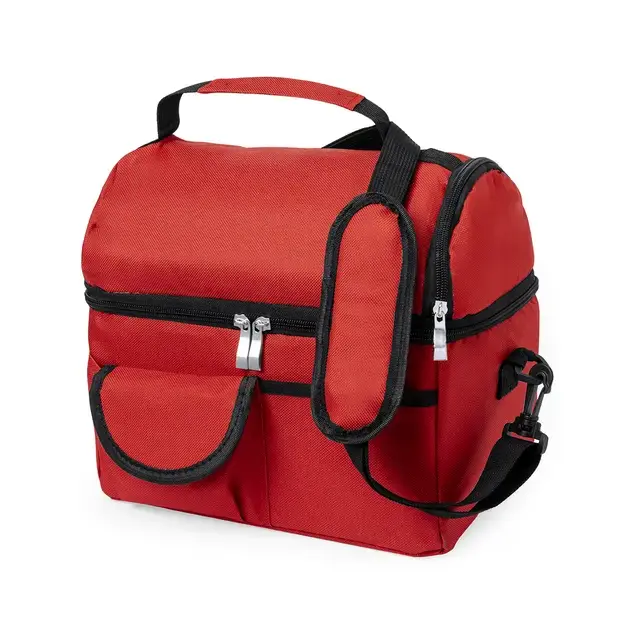 Kühltasche Bemel - rot, Farbe: rot personalisierte Geschenke , 3 image
