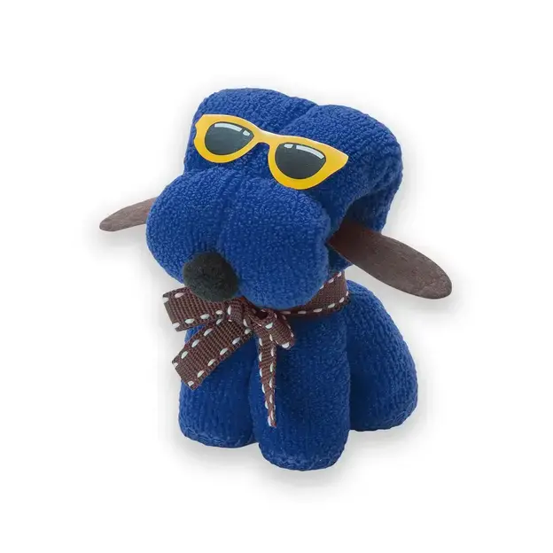 Saugfähiges Handtuch Rustuff - blau, Farbe: blau personalisierte Geschenke , 4 image