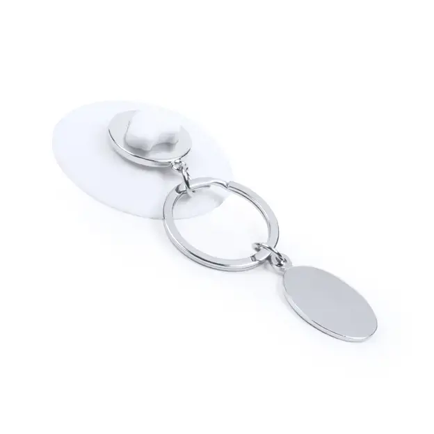 Schlüsselanhänger EK-Chip Coltax - weiß, Farbe: weiß personalisierte Geschenke , 6 image