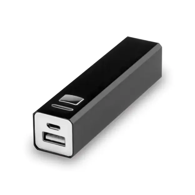 Power Bank Thazer - schwarz, Farbe: schwarz personalisierte Geschenke , 2 image