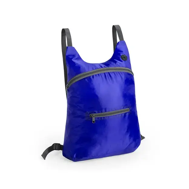 Faltbarer Rucksack Mathis - blau, Farbe: blau personalisierte Geschenke , 2 image