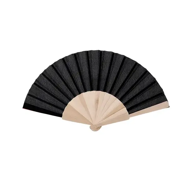 Fächer Folklore - schwarz, Farbe: schwarz personalisierte Geschenke , 2 image