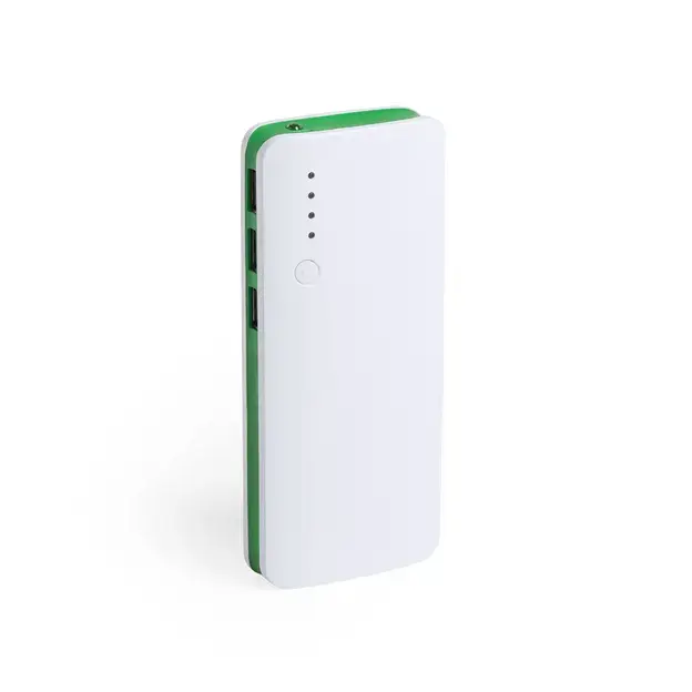 Power Bank Kaprin - grün, Farbe: grün personalisierte Geschenke , 2 image