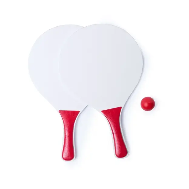 Strand Schläger Kongal - rot, Farbe: rot personalisierte Geschenke , 5 image