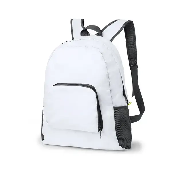 Faltbarer Rucksack Mendy - weiß, Farbe: weiß personalisierte Geschenke , 7 image