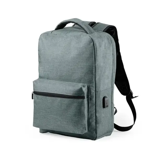 Anti-Diebstahl Rucksack Komplete - grau, Farbe: grau personalisierte Geschenke , 4 image