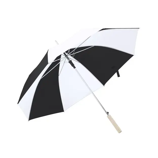 Regenschirm Korlet - weiß - schwarz