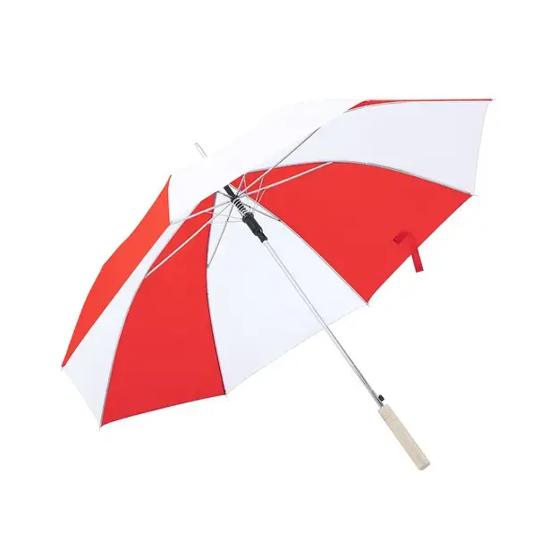 Regenschirm Korlet - weiß - rot