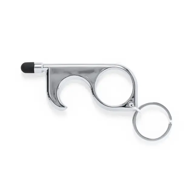 Schlüsselanhänger Anticontact Cimak - silber, Farbe: silber personalisierte Geschenke , 2 image