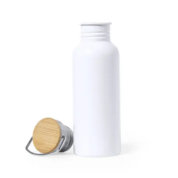 Sublimations Trinkflasche Preuk - weiß, Farbe: weiß personalisierte Geschenke , 2 image