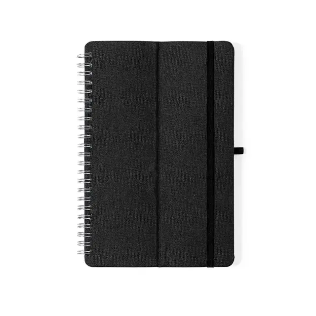 Halter Notizbuch Maisux - schwarz