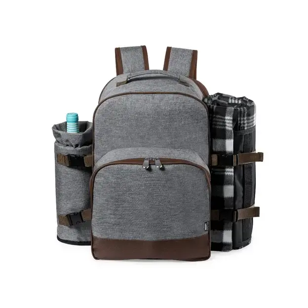 Picnic Kühltasche Rucksack Seyman - grau, Farbe: grau personalisierte Geschenke , 2 image