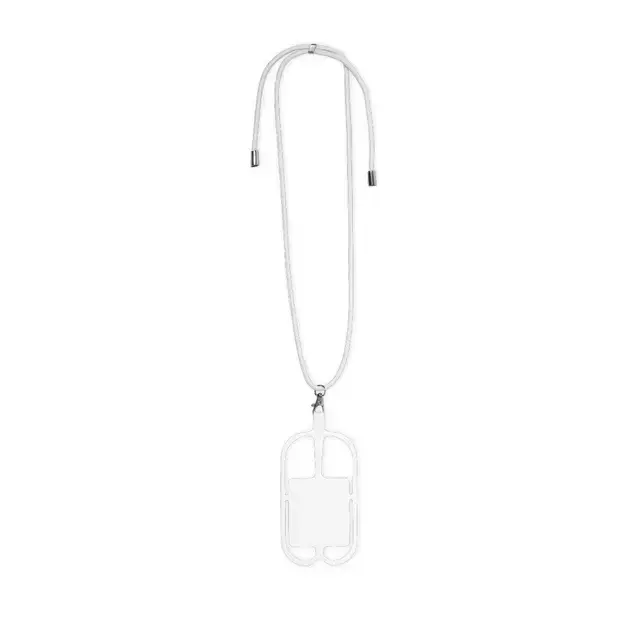 Schlüsselband Sebly - weiß, Farbe: weiß personalisierte Geschenke , 2 image