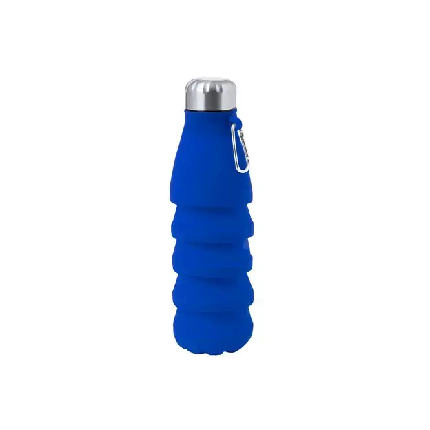 Faltbare Trinkflasche Fael - blau, Farbe: blau personalisierte Geschenke , 3 image