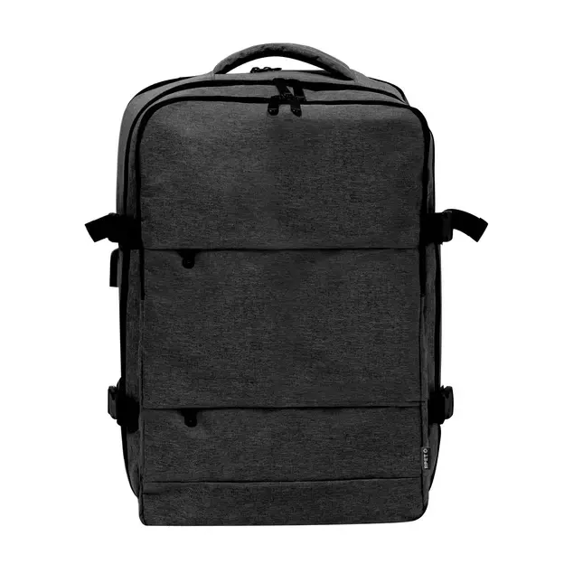 Rucksack Myriax - schwarz, Farbe: schwarz personalisierte Geschenke , 2 image
