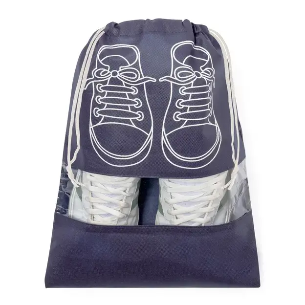 Schuhtasche Cyde - navy blau, Farbe: navy blau personalisierte Geschenke , 3 image