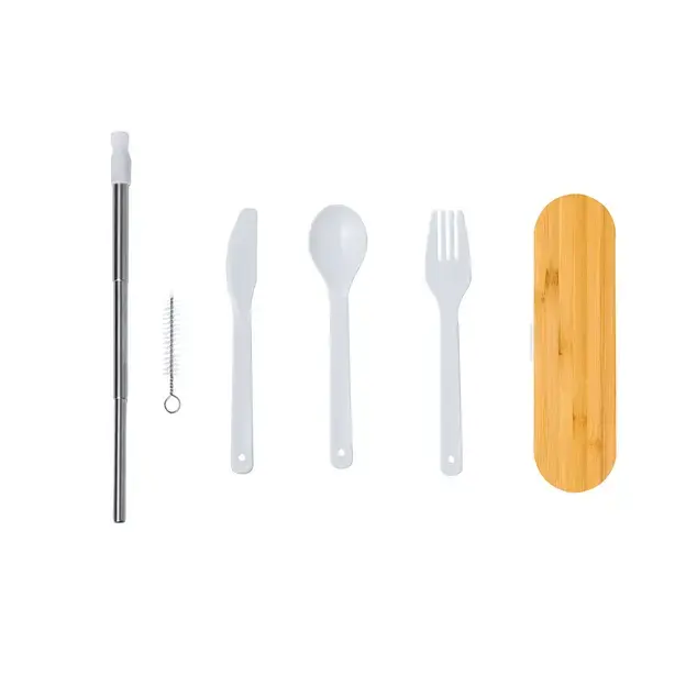 Besteckset Milner - weiß, Farbe: weiß personalisierte Geschenke , 2 image