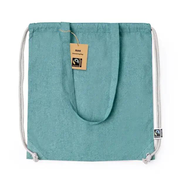 Rucksack Tasche Riak Fairtrade - grün, Farbe: grün personalisierte Geschenke , 2 image