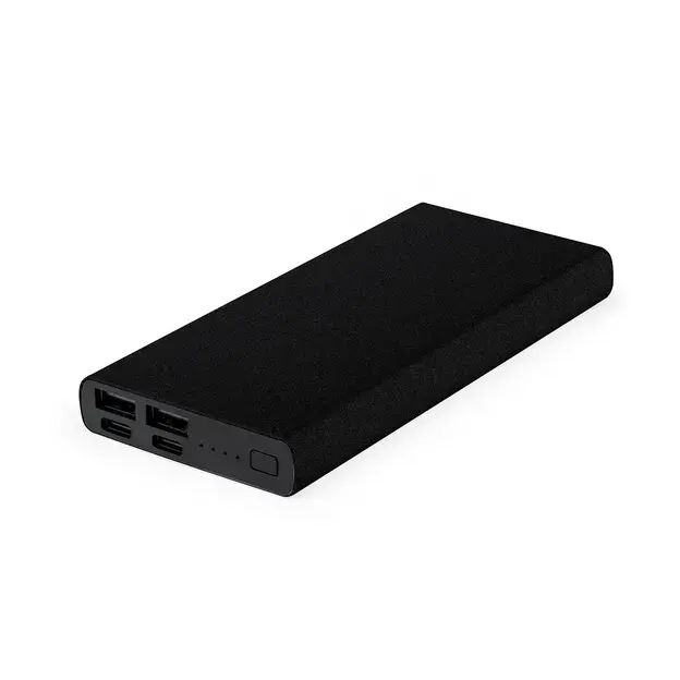 Power Bank Tornad - schwarz, Farbe: schwarz personalisierte Geschenke , 2 image