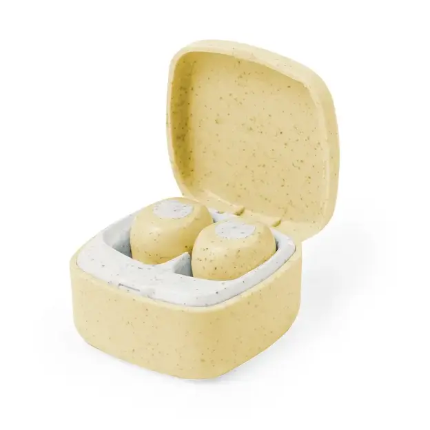 Kopfhörer Oriley - gelb, Farbe: gelb personalisierte Geschenke , 3 image