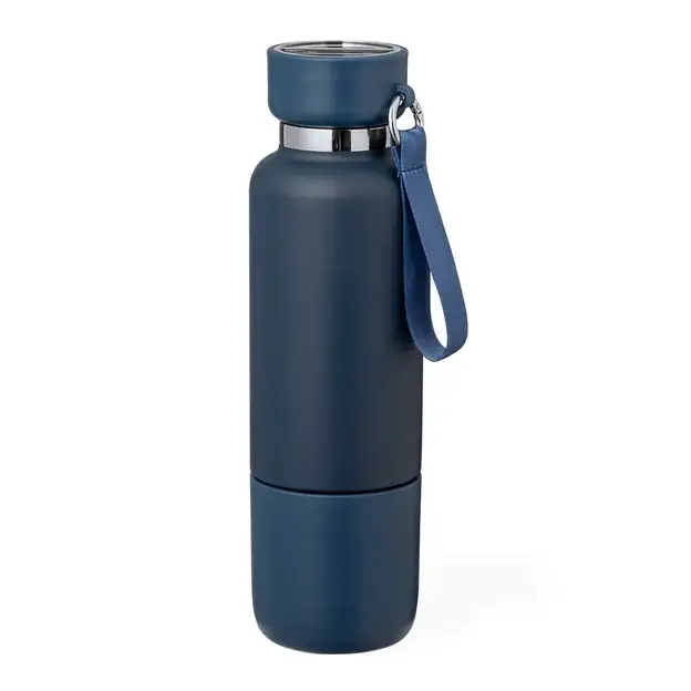 Wärme Flasche Flautrok - navy blau
