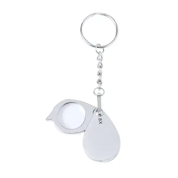 Lupe keyring Kitins 8X