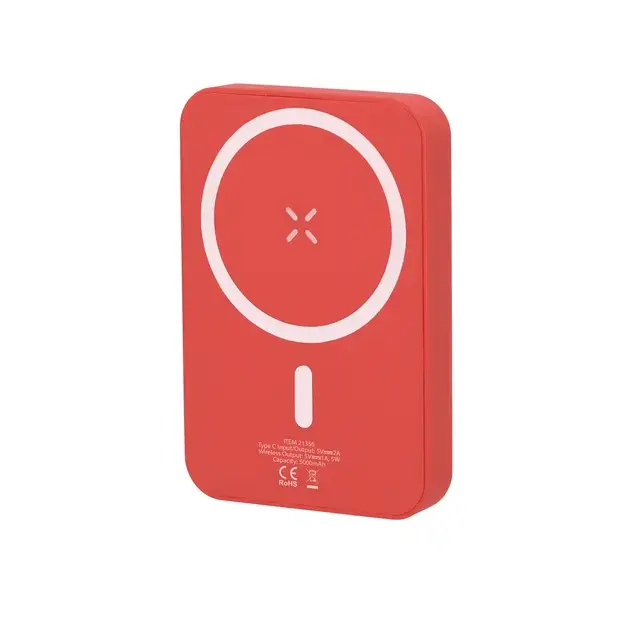 Power Bank Tudelak - rot, Farbe: rot personalisierte Geschenke , 3 image