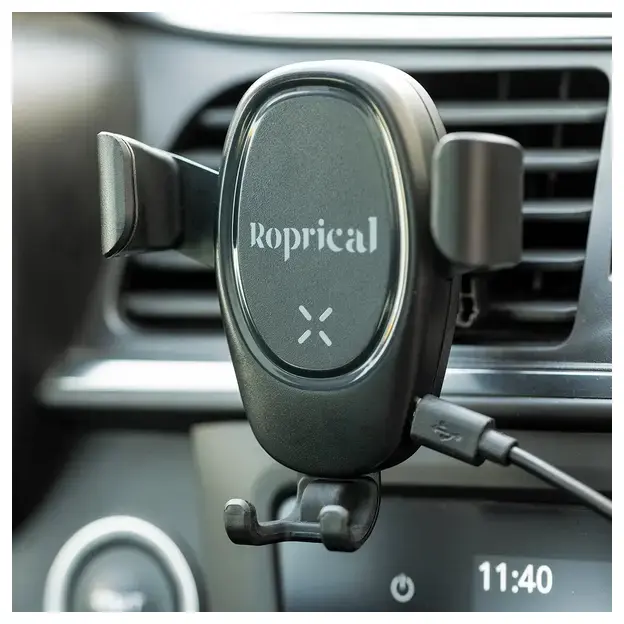 Ladegerät Halter Odwey - schwarz, Farbe: schwarz personalisierte Geschenke , 9 image